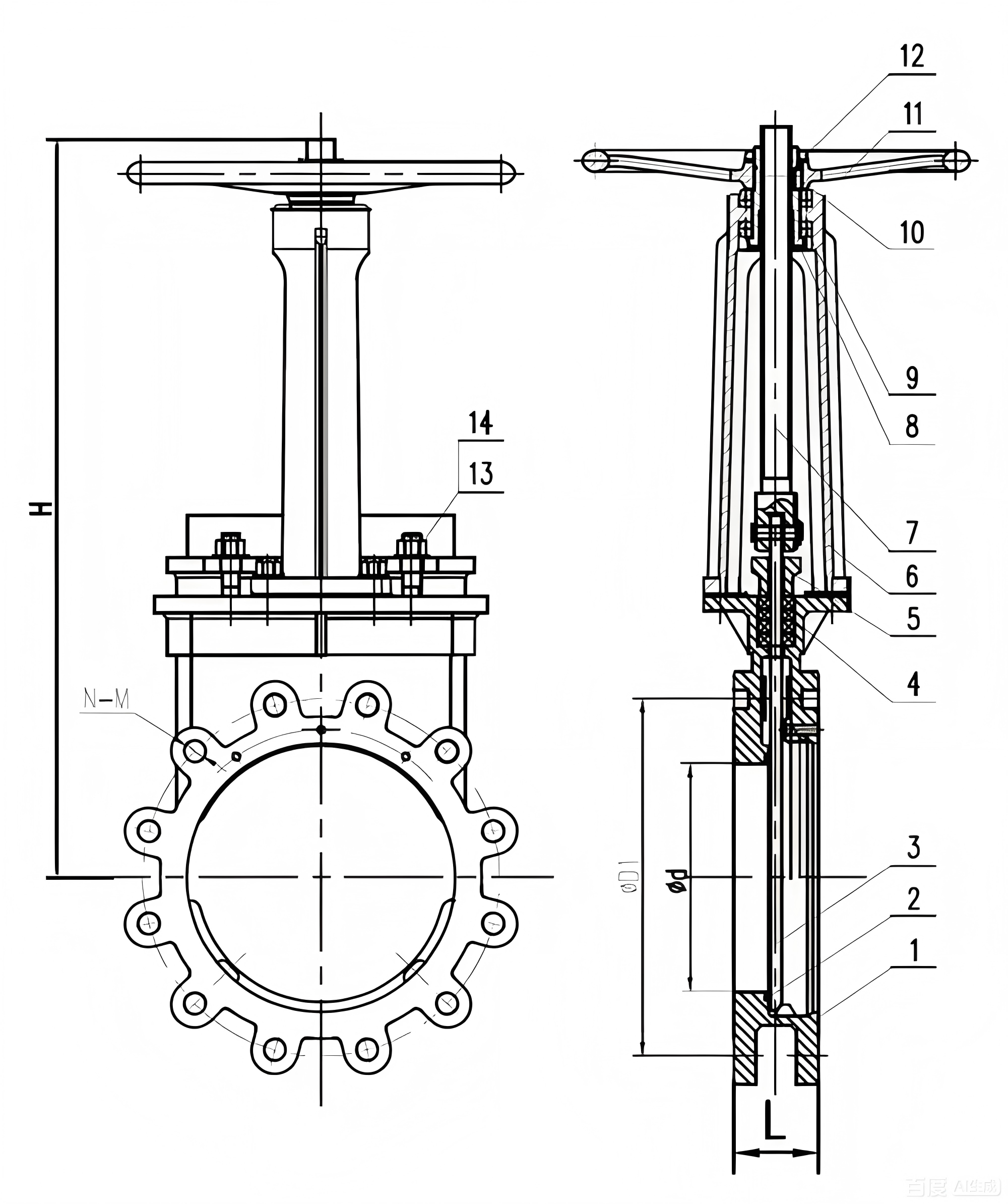 High-pressure floating ball valve